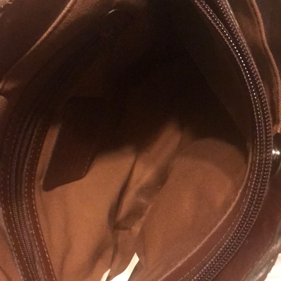 New Fossil Leather Weaved Shoulder Bag - Picture 4 of 6